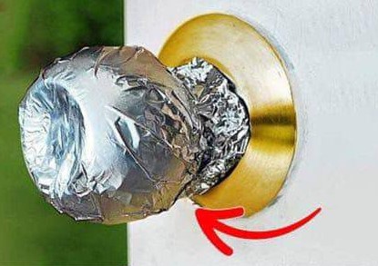 The Aluminum Foil Door Handle Hack