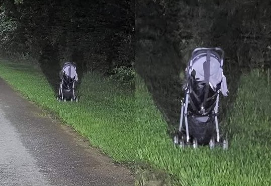 Woman Issues Frightening Warning After Finding a Stroller Abandoned on the Side of The Road