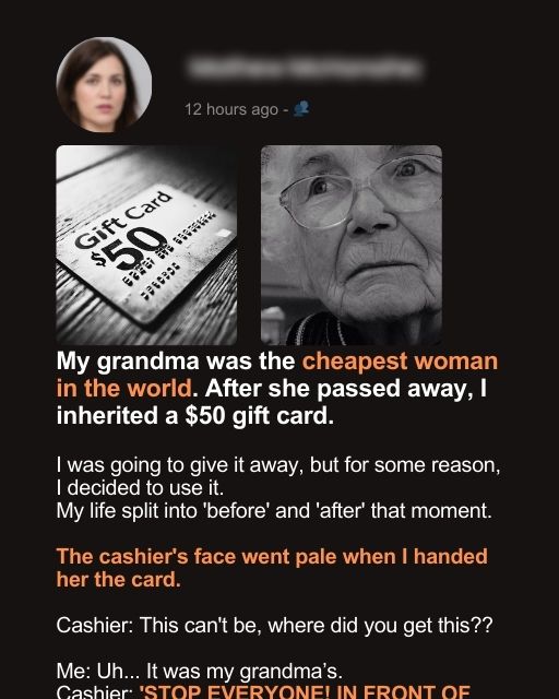 MY GRANDMA WAS THE CHEAPEST WOMAN IN THE WORLD