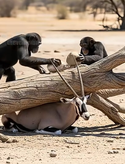 monkey tree goat rescue