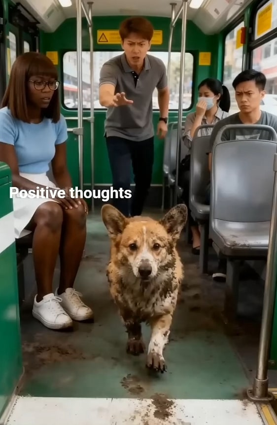 stray dog got bullied from kids