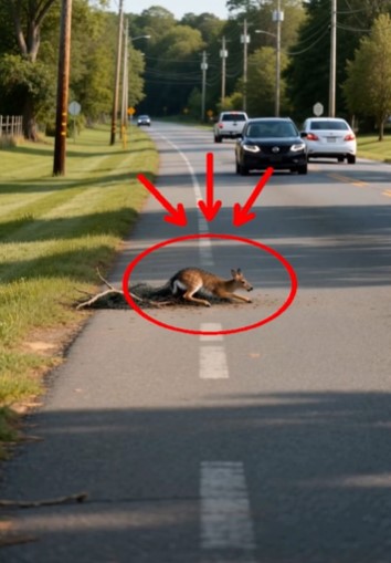 Young Fawn Found Near Traffic After Getting Caught in Mesh Netting ...